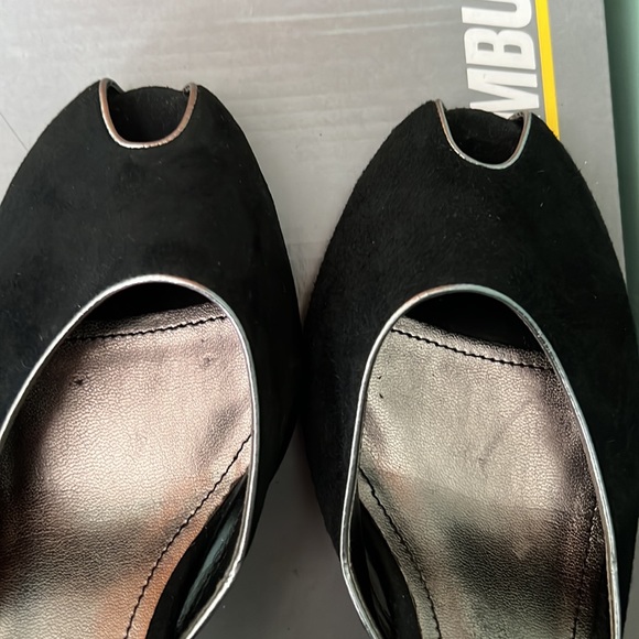 Franco Sarto Black Suede 9M - Picture 10 of 10